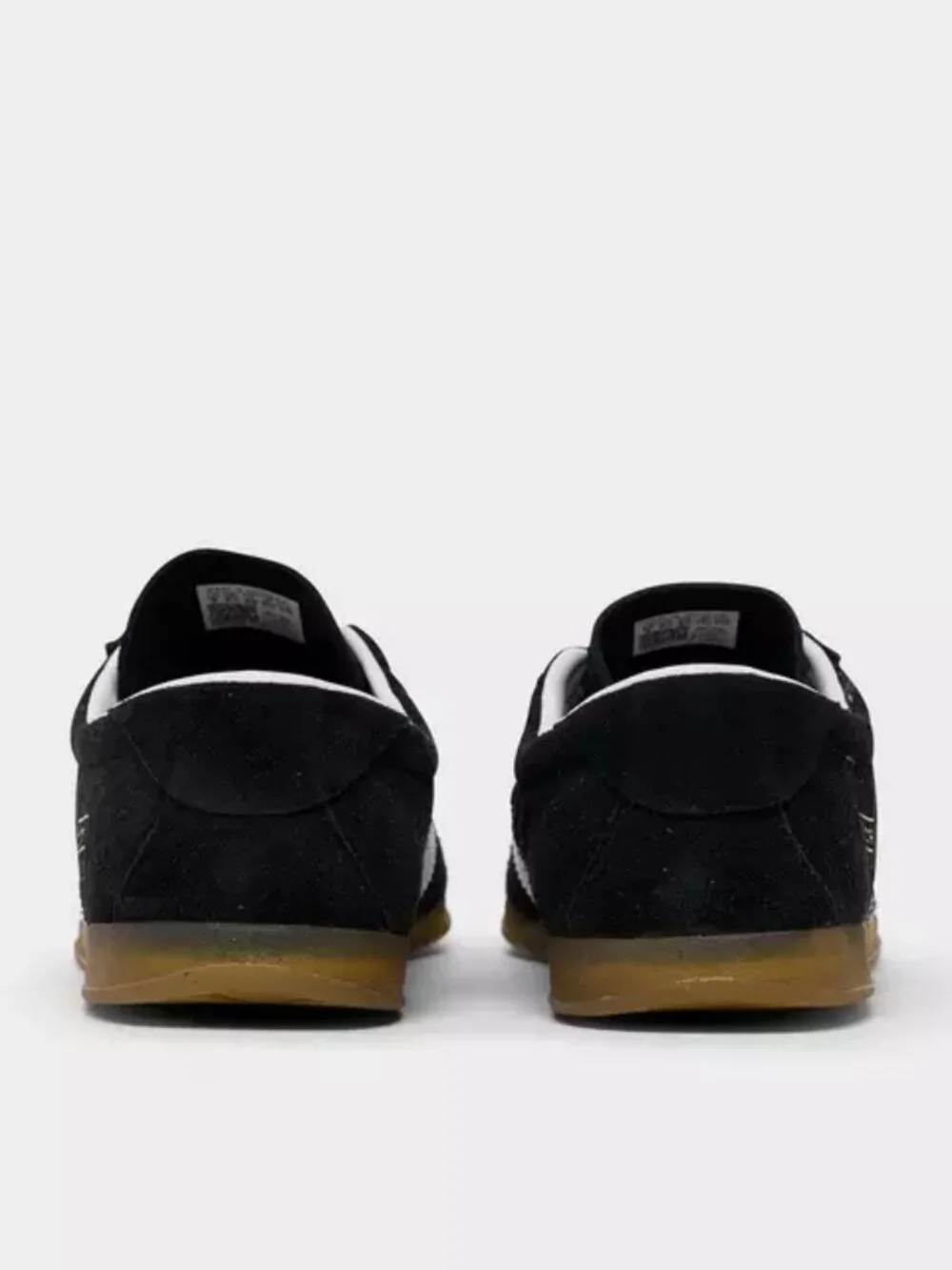 adidas Originals Gazelle Black White Gum Athletic Shoes